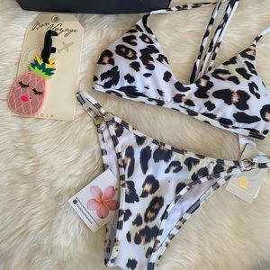 Plumeria small swimsuit NWT